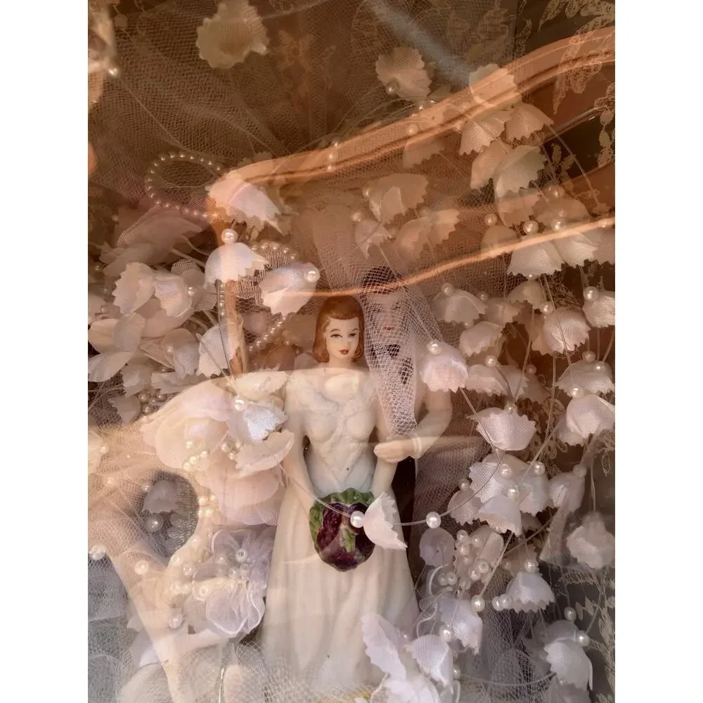 Vintage Wilton Sophistication Wedding Cake Topper Bride Groom Boxed 0117-00202